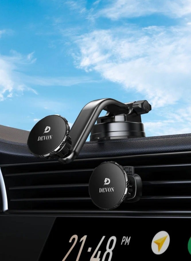 Devon 【Car Phone Holder】 A sturdy, 360° rotating mobile phone holder with a flexible design for secure mounting and easy use. 【Car Phone Holder】 - Image 2