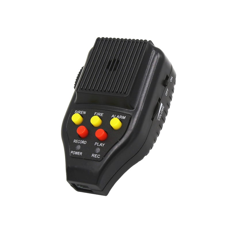 Car Recording Siren Speaker, 12V 100W 3 Tones Car Siren Horn Speaker and Mic PA Speaker System with Recording Function, Volume Control, Switch on-Off Function, Status Indicator Light - Image 3
