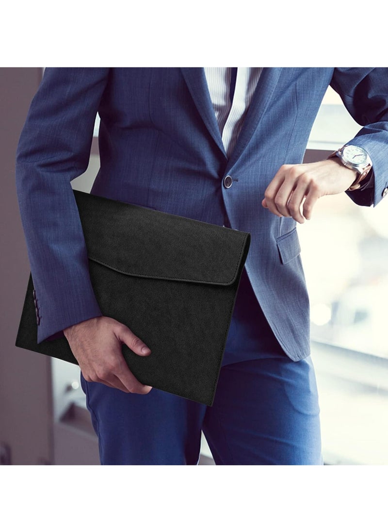 GUDOO - Document File Folder, PU Leather Expanding Document Holder, A4 Envelope Folder Expanding File Organize for Home Receipt Contract School Office - Image 1