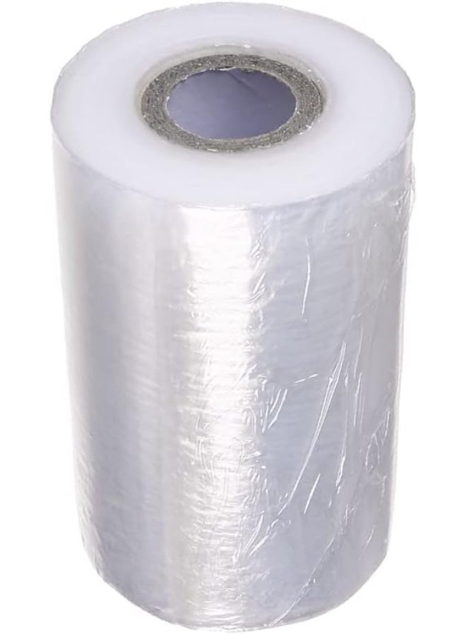 1 Roll Industrial Strength Stretch Wrap 10cm x 200 Clear Plastic Moving Supplies Durable Self Adhesive Wrap  - Image 1