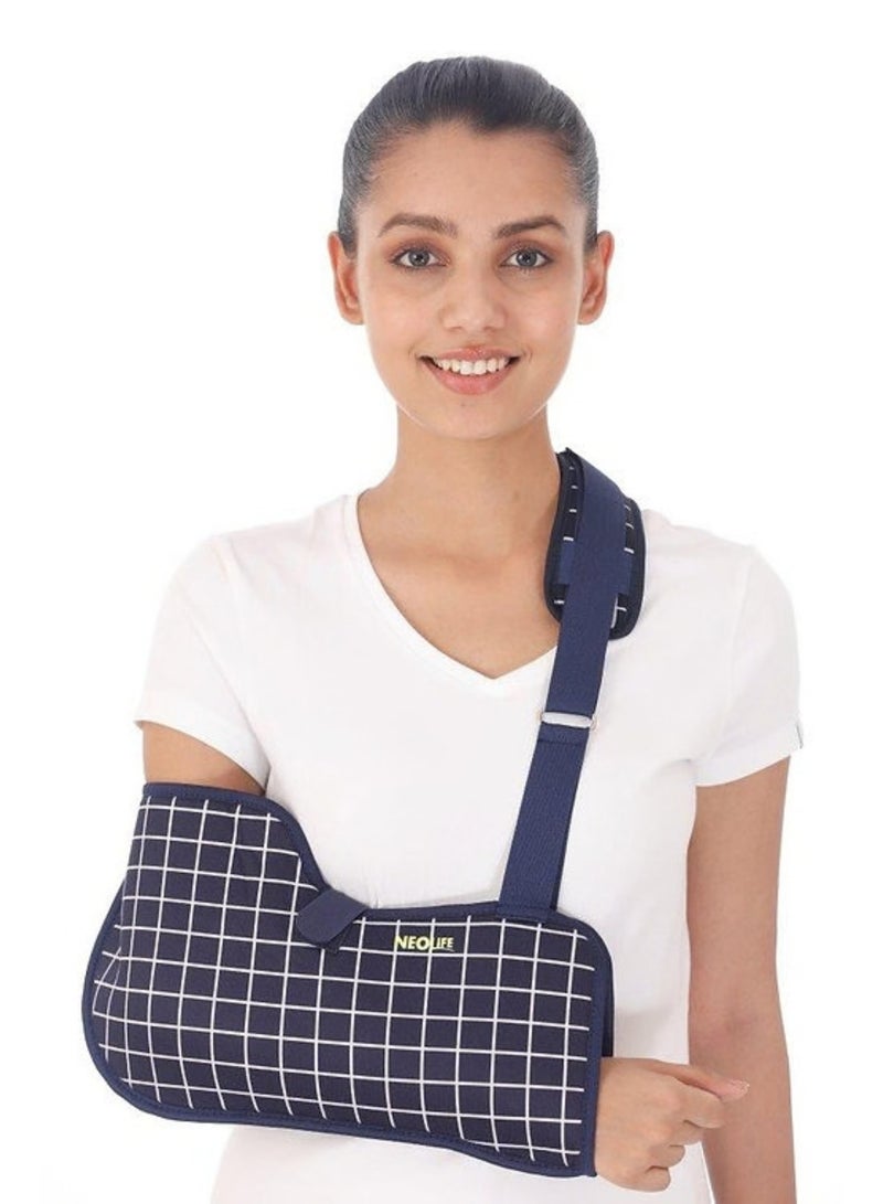 NEOLIFE حمالة ذراع (خطوط ومربعات) - صغير - Image 1