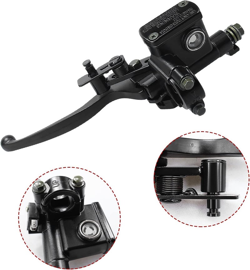 AAKICHI Front Brake Pump High Reliability Master Cylinder for Electric Car Motorbike 8mm Left | Other Handlebars & Levers | Handlebars, Grips & Levers | Motorcycle Parts | Parts & Accessories - Image 4