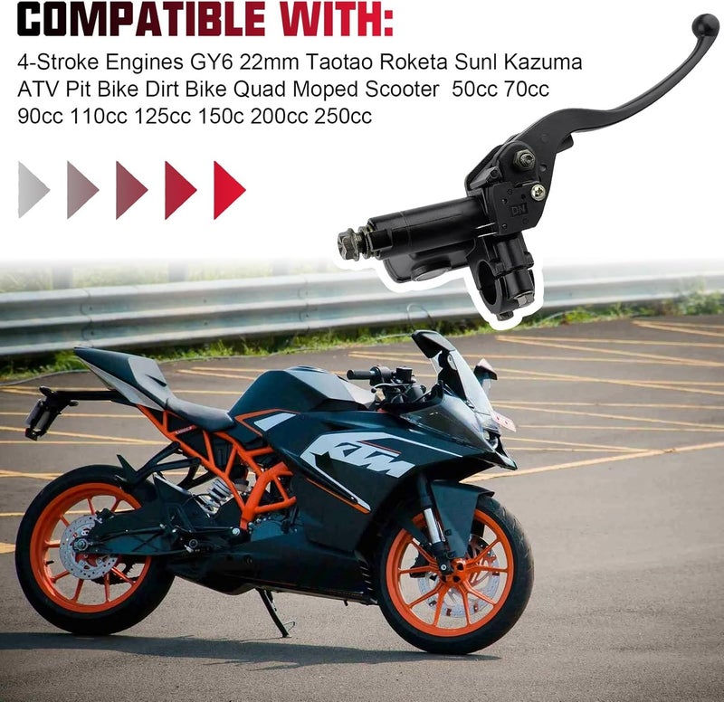 AAKICHI Front Brake Pump High Reliability Master Cylinder for Electric Car Motorbike 8mm Left | Other Handlebars & Levers | Handlebars, Grips & Levers | Motorcycle Parts | Parts & Accessories - Image 5