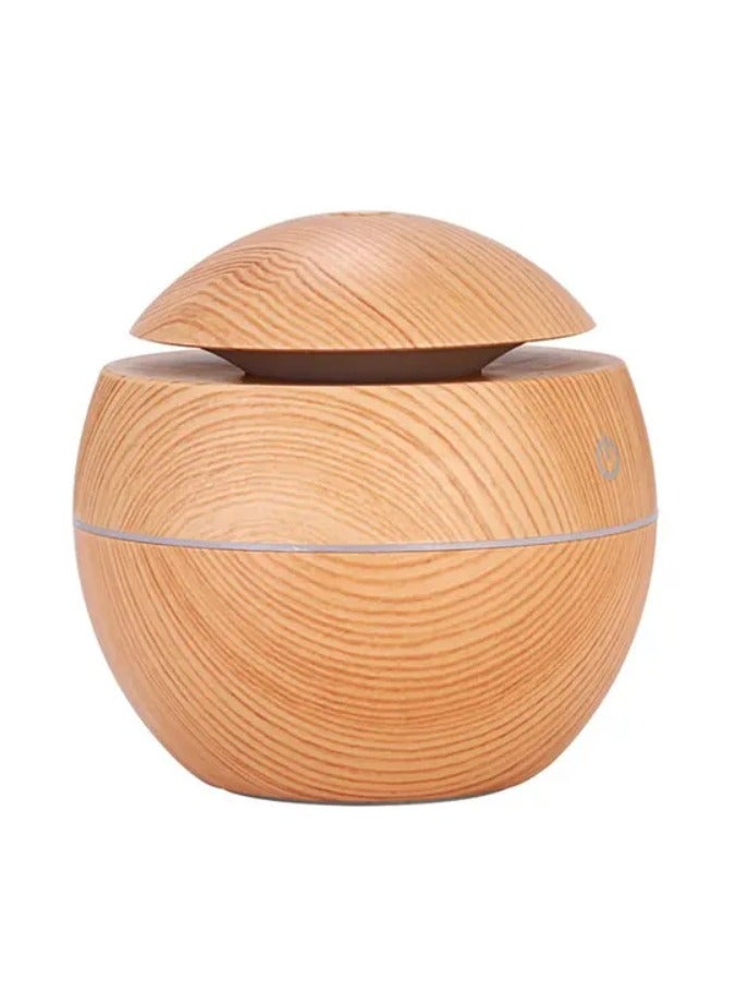 AROAQ 2 Pcs Home Wood Grain Air Humidifier Purifier Aroma Diffuser USB Ultrasonic Cool Mist Sprayer Essential Oil Fragrance - Image 2