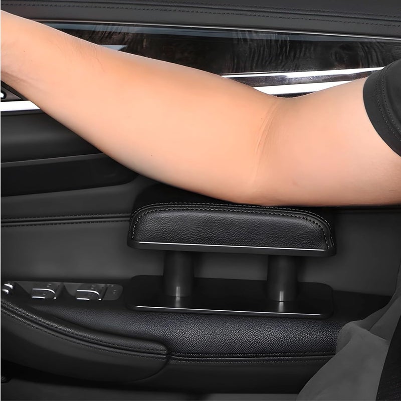 Ergonomic Car Armrest Pad, Car Interior Accessories With Adjustable Height, Black Design, Universal Fit - Image 2