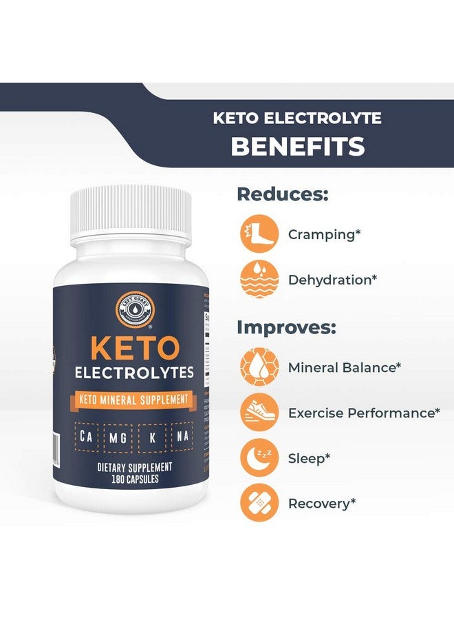 Left Coast Performance Ement 180 Capsules. Electrolyte Pills For Ketogenic Diet. Magnesium Potassium Sodium Calcium. Electrolytes Keto Tablets For Hydration Support* By Left Coast Performance - Image 4