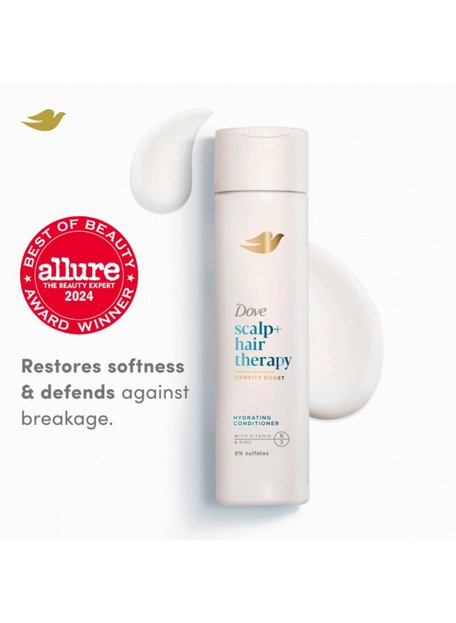 Dove Density Boost Hydrating Conditioner Scalp Therapy for Dry Hair, with Vitamin B3, Zinc and 0% Sulfates, 9.25 oz - Image 3