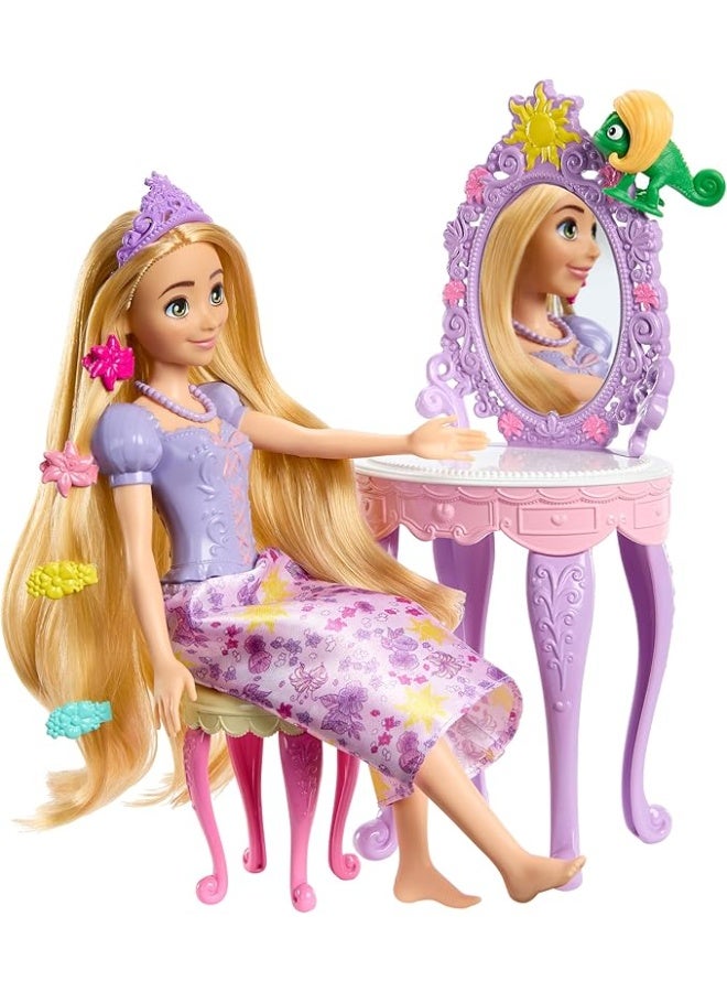 Disney Princess Disney Princess Fashion Doll Rapunzel's Vanity HLX28 - Image 2
