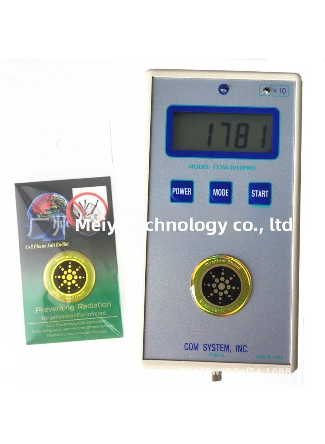 Mobile Phone Anti-radiation Sticker Drop Glue Black Technology Mobile Phone Quantum Shield Negative Ion Energy Anti-radiation Mobile Phone Sticker Logo-Color:Silver (naked) - Image 3