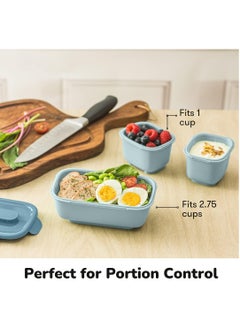 OmieGo Bio Bento Containers, Set of 3-Mist - pzsku/Z66565A0337560F576663Z/45/_/1720105108/473f68d9-be5e-4e93-9e75-35c237b80310