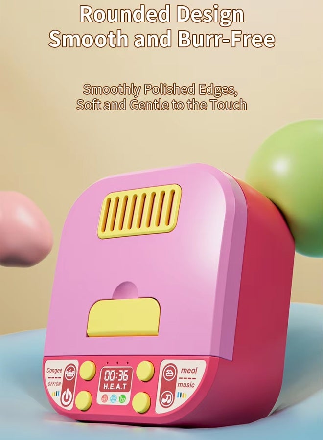 Kitchen Pretend Play Toy, Pretend Play Food for Kids Kitchen，Simulation Induction Cooker Toy with Light and Sound, Cooking Playset with Rich Accessories, Toddler Pretend Cooking Playset with Play Pots, Pans, Utensils, Cookware, Play Food Set, Toy Vegetables, Learning Gift for Girls  Boys,Ideal Gift for Kids Aged 3+ - Image 5