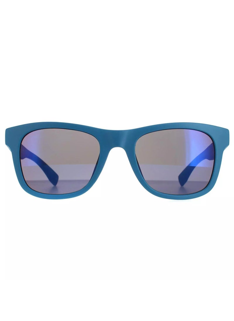 LACOSTE - Full Rim Square Men Sunglass - L790S 414 - Lens Size: 52 mm - Blue - Image 1