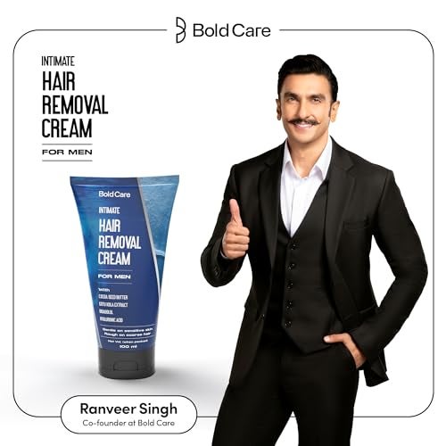 Bold Care Intimate Hair Removal Cream for Men Fast Painless Soothing for Unwanted Coarse Pubic Hair Suitable For All Skin Types 100ml - Image 3