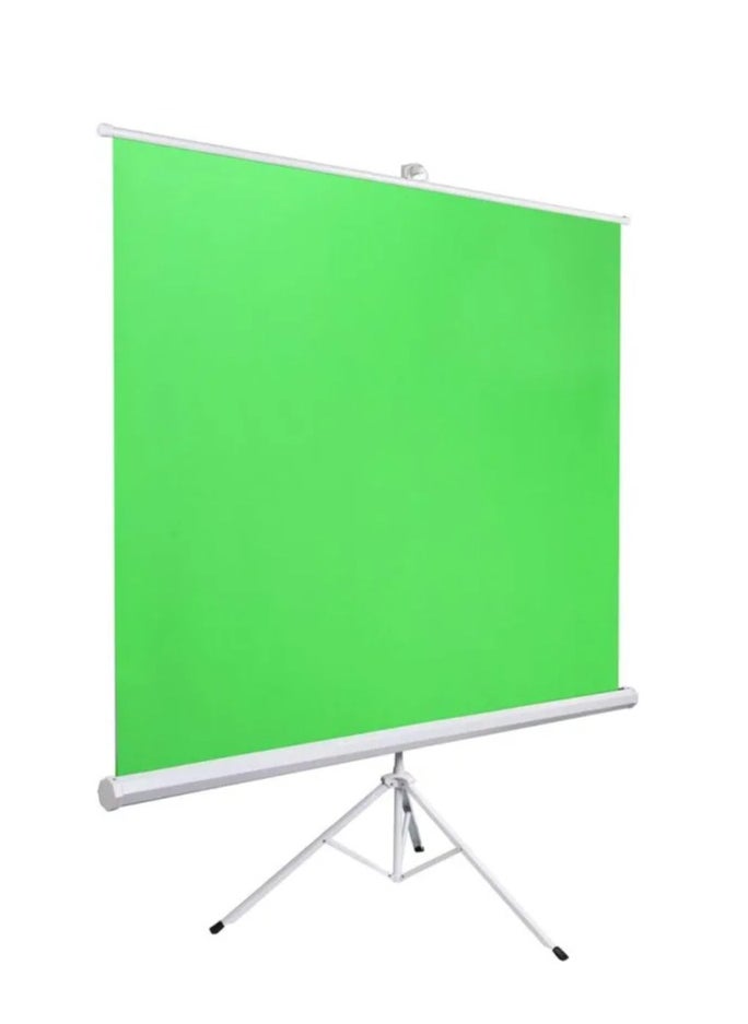 PROMAGE Promage PM-G150TS Green Screen with Tripod Stand (150x200cm) – Portable Chromakey Backdrop for Photography, Video, and Streaming  - Image 1