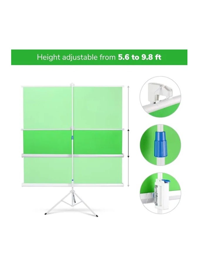 PROMAGE Promage PM-G150TS Green Screen with Tripod Stand (150x200cm) – Portable Chromakey Backdrop for Photography, Video, and Streaming  - Image 3