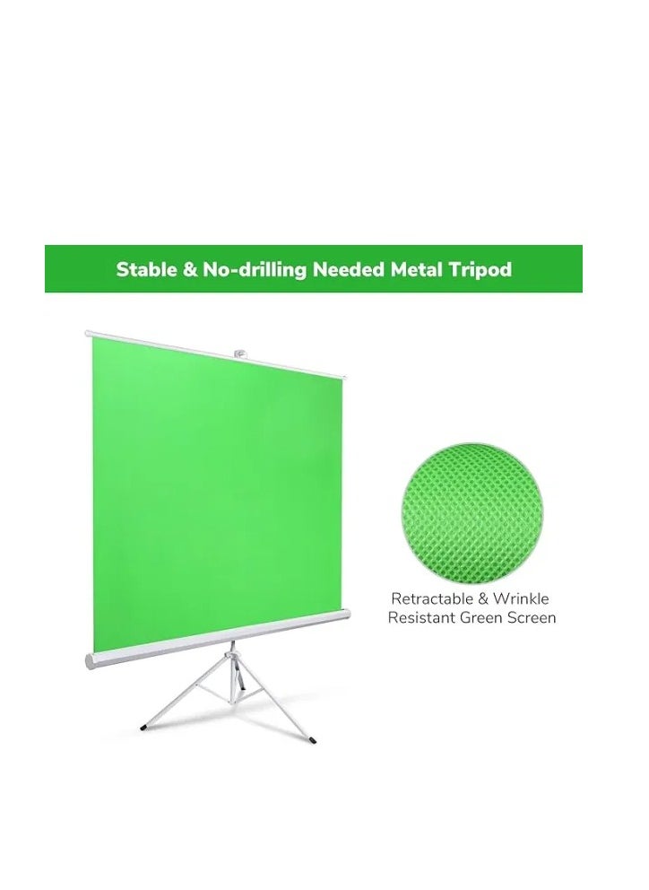PROMAGE Promage PM-G150TS Green Screen with Tripod Stand (150x200cm) – Portable Chromakey Backdrop for Photography, Video, and Streaming  - Image 4