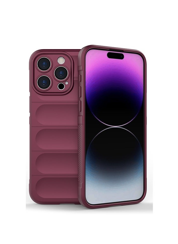 Phantom Shield Silicone Case with Anti-Scratch Soft Microfiber Lining, High Resilience Rubber Full Body Shockproof Cover Compatible with Apple iPhone 15 Pro Max (Palm) - Image 1
