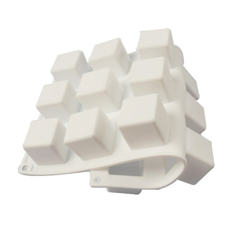 Square Silicone Cake Mold: 15 Cavity Food Grade Silicone - Easy Demoulding Heat Resistant -60°C To 240°C Mold For Home Baking, DIY Candle Making Chocolate Crafting - Image 4