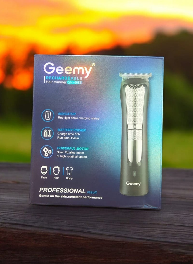 Geemy RECHARGEABLE Hair trimmer GM-6688 - Image 1