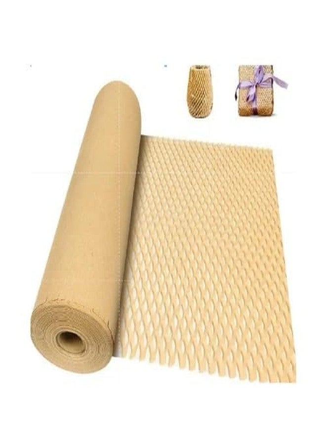 JPPL Honeycomb Paper Roll | 390 mm x 10 Meter | Packs upto 20 packages | Hand Use | Eco-Friendly Plastic Alternative | Expands to 16 Mtr | | For Packaging (Green) - Image 3