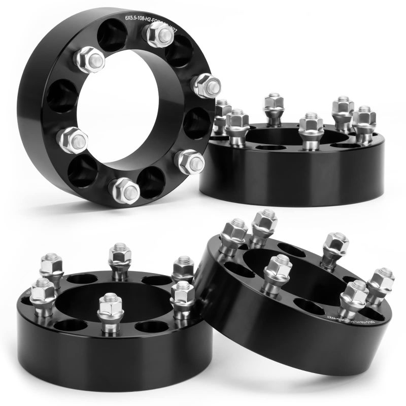 KSP PERFORMANCE KSP 2in 6x5.5 Tacoma Wheel Spacers, 6x139.7 Tire Spacer fit for Toyota Tundra 4Runner FJ Land Cruiser Sequoia, 50mm Forged Lug Centric Spacer 108mm Hub Bore with M12x1.5 Thread Pitch, Not Hubcentric - Image 1