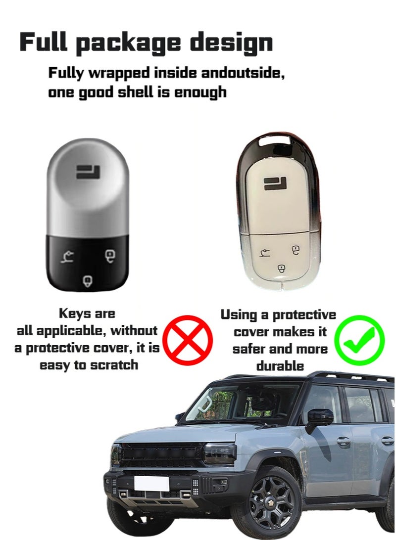 ROX 01 car key protector, suitable for ROX 01 car keys, high-end, wear-resistant, professional design, fully protecting car keys - Image 2
