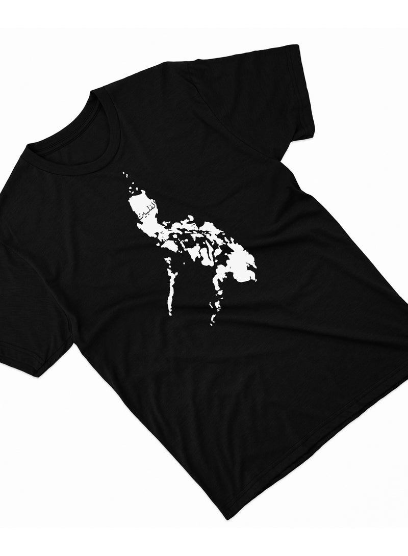 Fashion World Cotton T-shirt Printed with High-quality Philippines map - Image 2