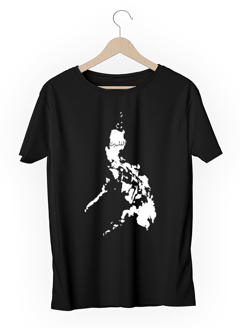Fashion World Cotton T-shirt Printed with High-quality Philippines map - Image 3