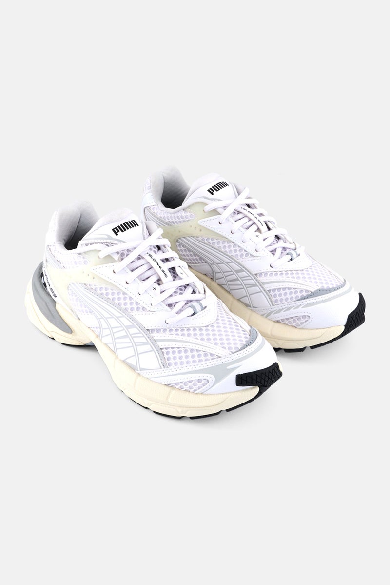 PUMA Puma x Select Kids Boy Velophasis Lace Up Running Shoes, White - Image 1