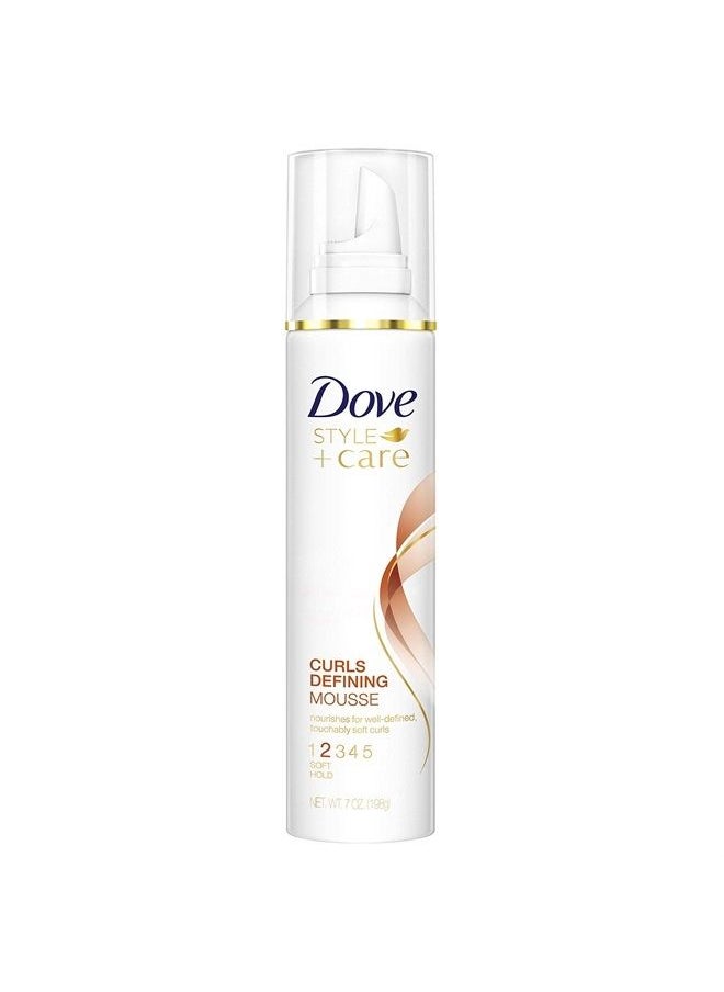 Dove - STYLE+care Curls Defining Mousse, Soft Hold 7 oz - Image 1