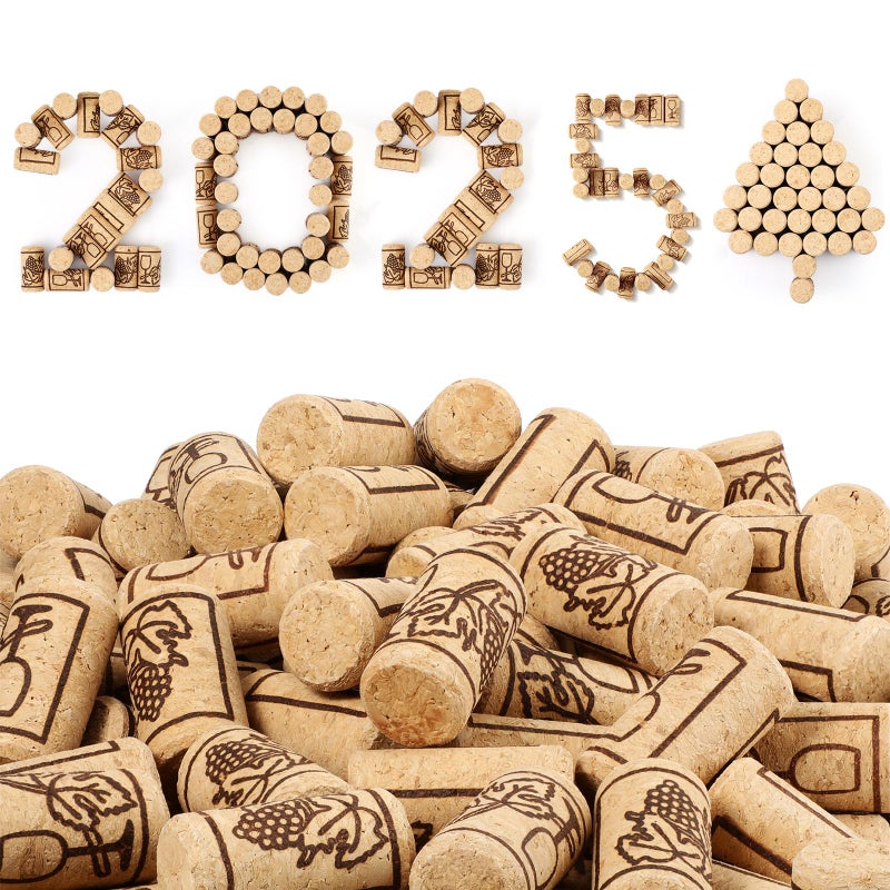 Sawysine 500 Natural Wine Corks  78 x 1 34 Straight Wood Corks for Wine Bottles  Craft Projects 
