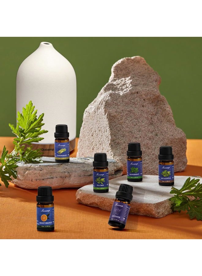 Gooamp Essential Oils Set-Top 6 Organic Blends for Diffusers, Candle Making, Aromatherapy, Humidifiers, Gifts - Vanilla,Neroli,Chamomile, Sandalwood, Ylang,Cedarwood(6X0.33 fl oz) - Image 5