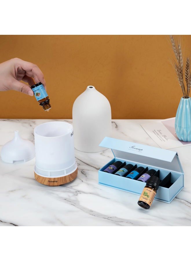 Gooamp Essential Oils Set-Top 6 Organic Blends for Diffusers, Candle Making, Aromatherapy, Humidifiers, Gifts - Vanilla,Neroli,Chamomile, Sandalwood, Ylang,Cedarwood(6X0.33 fl oz) - Image 4