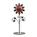Topadorn Topadorn A Ting Metal and Glass Easy Read 7 inch Garden Rain Gauge,Sunflower  - Image 2