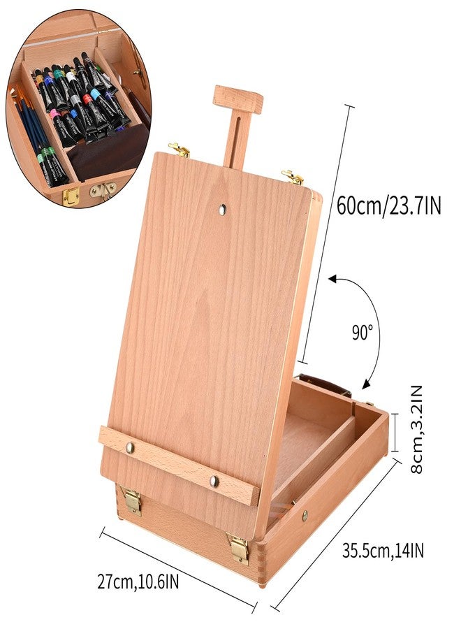 Goldge Art Supplies with Wooden Easel Box - Image 3