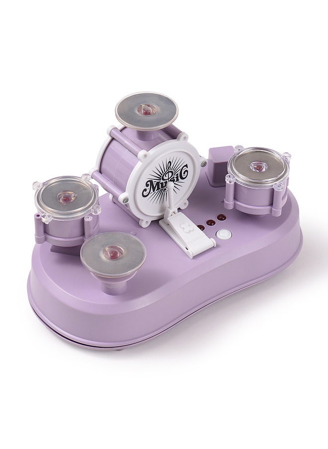 Generic - Mini Drum Set Finger Drum Touch Drum Percussion Instrument Handicraft Desk Instrument Game Musical Gift Enhance Hand Dexterity Multiple Modes Portable Mini Finger Drum Set - Image 1