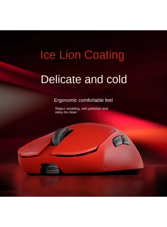 MADLIONS Madlions MAD G PRO Wireless Bluetooth Mouse Lightweight Continuous Working Range 500mAh Battery for Long-lasting Use Smart Speed ​​Low Delay Suitable for Gaming 1Kbps Wired + 8Kbps Wireless Connection 2.4GHz Wireless + Wired Rechargeable PAW 3395 Color White  - Image 5
