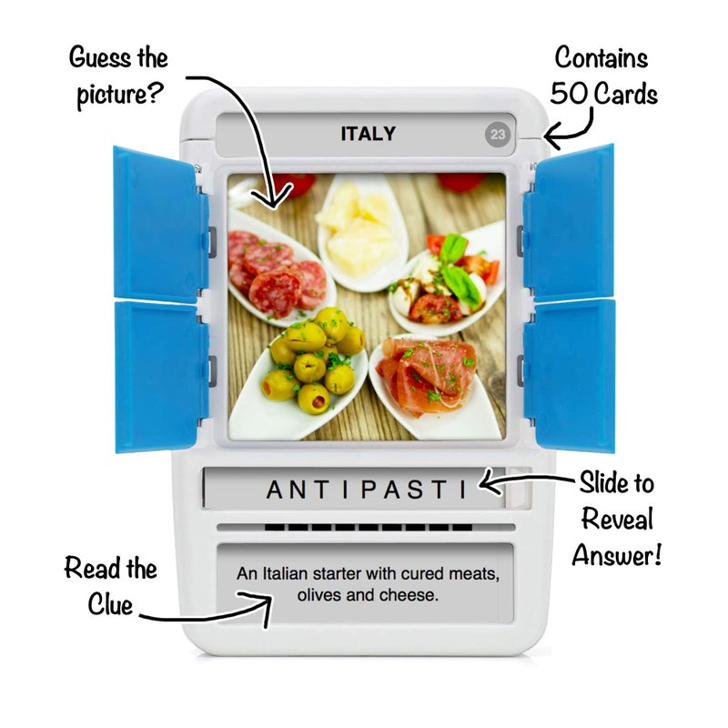 100 PICS Italy Game | Kids Games | Card Games & Fun Travel Games | Learning Resources | Card Games for Adults and Kids | Family Games | Flash Cards | Kids Travel | Ages 6+ - Image 2