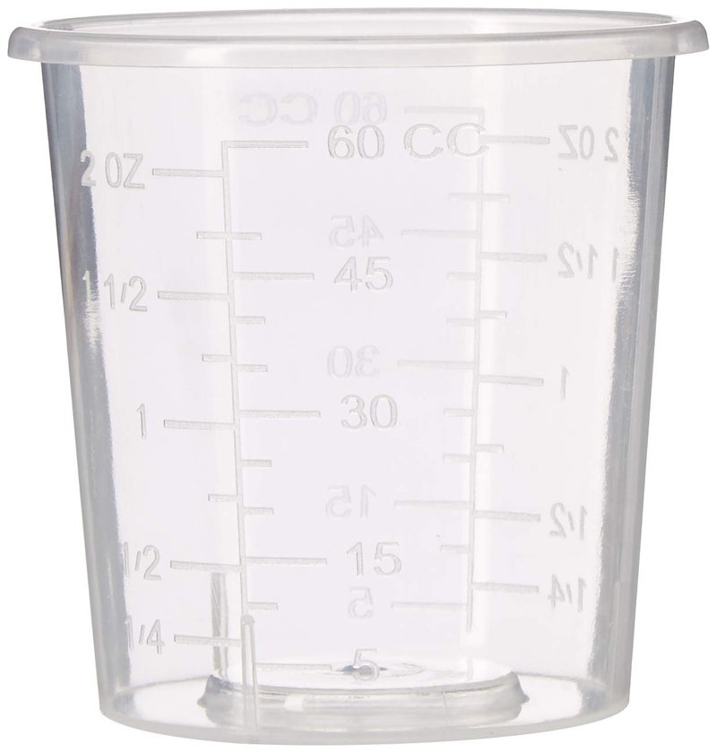 NSI 20 2oz Graduated Cups and 20 Wood Stir Sticks for Mixing Small Batches of Paint, Stain, Epoxy, Resin - Image 2