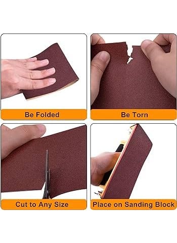Generic Sky craft Sand Paper to Remove Rust 1 Meter Grit 60 no  - Image 3