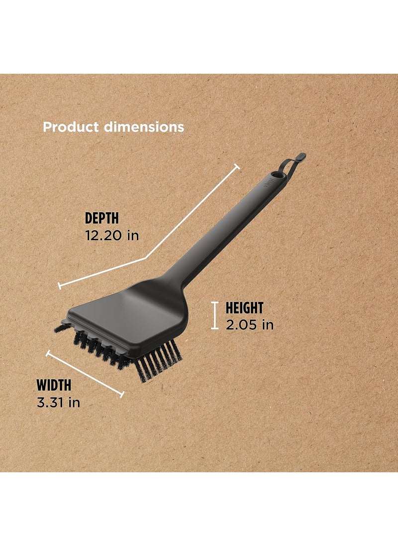 Ninja Ninja XSKBRUSHXL Woodfire Outdoor Grill Cleaning Brush Compatible with All Ninja Woodfire Outdoor Grills OG700 OG800 and OG900 Series NonScratch Heat Resistant Scraper Tool Black  - Image 3