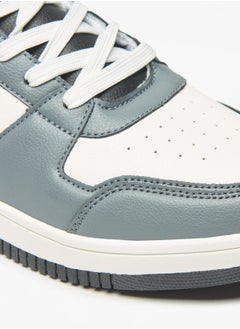 Kappa Men's Panelled High Top Lace-Up Sneakers  - Image 5
