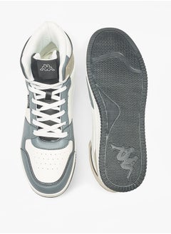 Kappa Men's Panelled High Top Lace-Up Sneakers  - Image 4