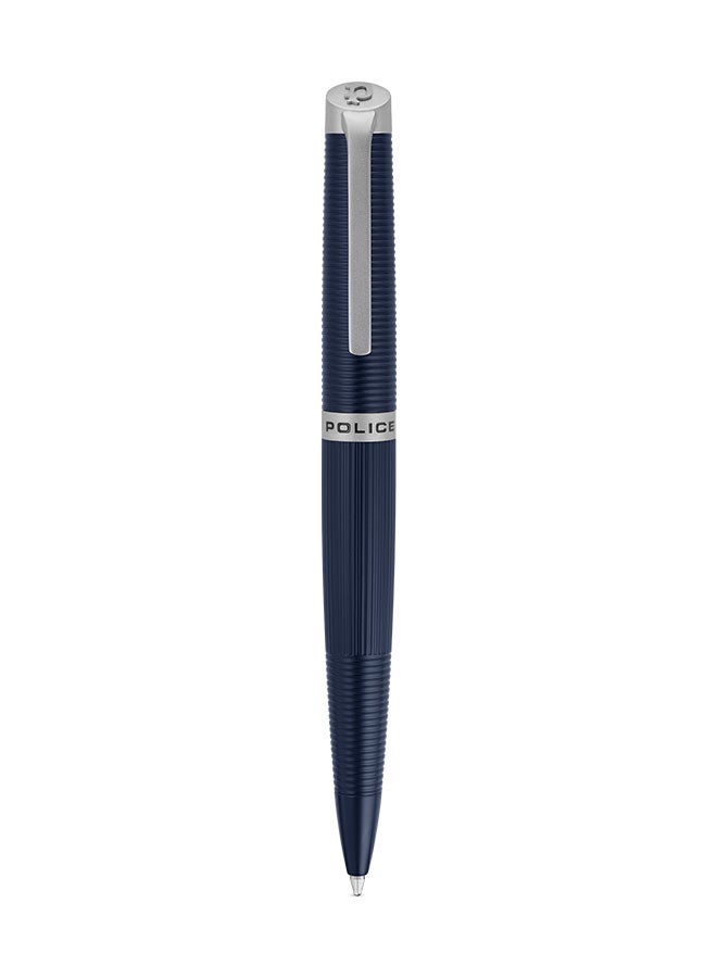 POLICE Candara Blue Pen with Stainless Steel Trims for Men - Image 1