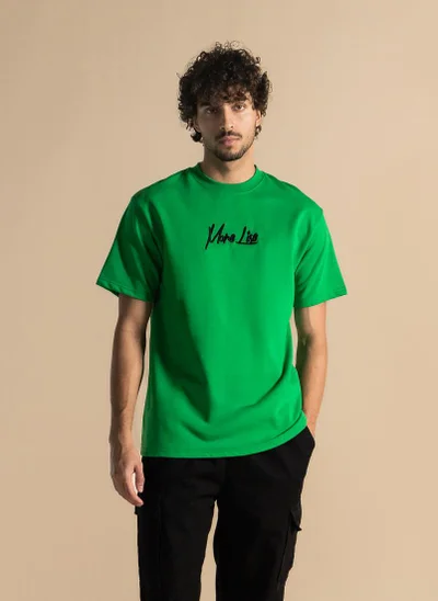 SHAPES DETAIL EMBROIDERED PATCHWORK T-SHIRT