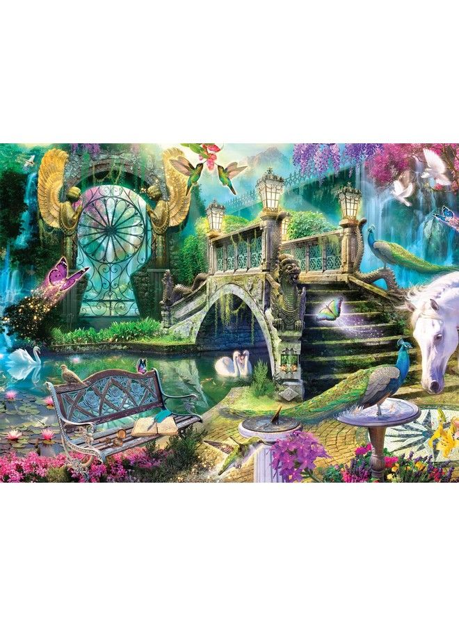 Buffalo Games Enchanted Garden 1000 Piece Jigsaw Puzzle - Image 1