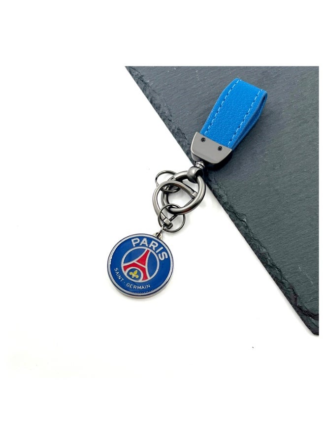 Generic Riyadh/Real Madrid/AC Milan Football Keychain Accessory Pendant Bag Chain Car Keychain Creative Gift for Unisex 