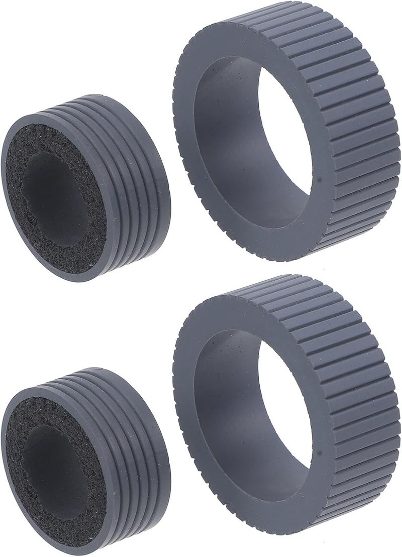 4pcs Scanner Roller Pager Replacement Parts Compatible with Fujitsu Ix1500 Ix1600 Scanner Accessories Kit for Document Feed Sturdy Roller Pager Holsters - Image 1