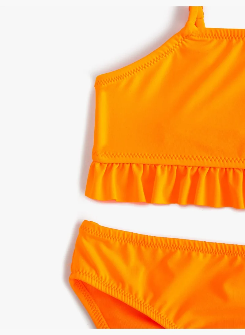 KOTON Bikini Set Ruffle Detail Strappy
