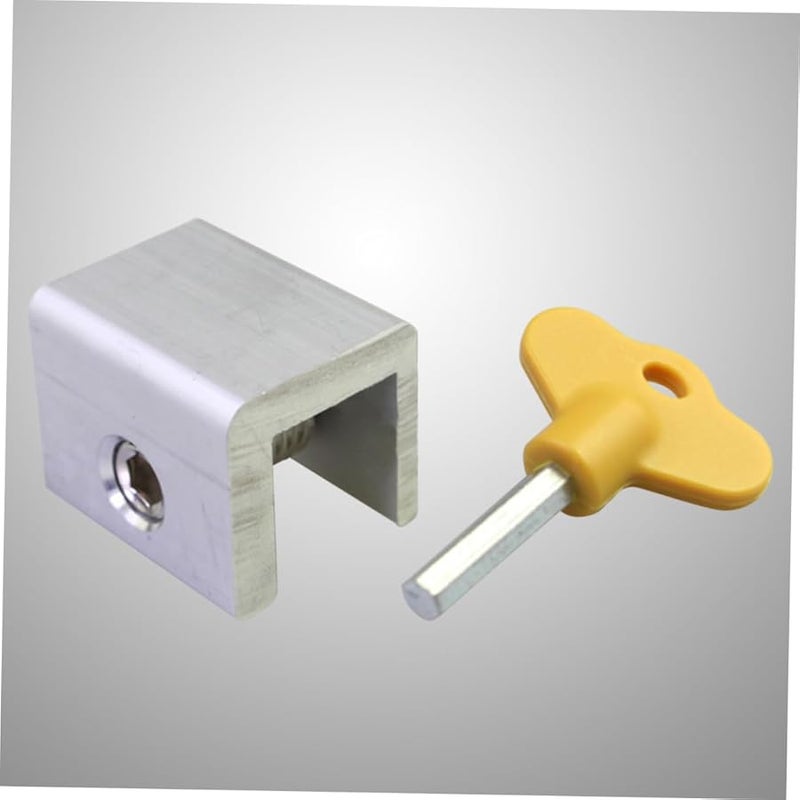 Jojofuny 10Pcs Aluminum Alloy Adjustable Window Security Locks with Key for Sliding Doors Easy Installation - Image 5